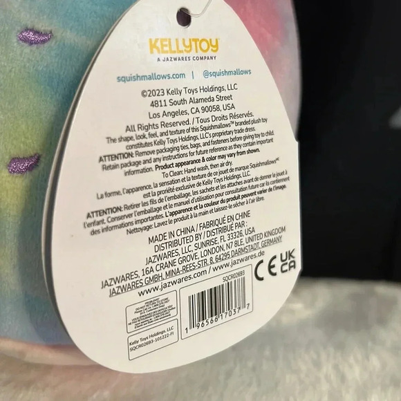 ๐ฆ ๐๐๐ฐโจSquishmallows NWT 7โ Noe the Sea Bunny โจ๐ฐ๐๐(Version 2 of 2 availaโฆ - Picture 8 of 8